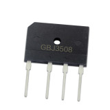 GBJ3510 GBJ3508 GBJ3506 Bridge Rectifier GBJ35M/35K/35J Bridge Stack 35A 1000V/800V/600V GBJ Flat Bridge Cutable Foot