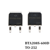 BTA208S-600B BTA208S-600C BTA208S-600D BTA208S-600E BTA208S-800B BTA208S-800C BTA208S-800D BTA208S-800E Triac 8A/600V 8A/800V TO-252 SMD Thyristor Large Chip