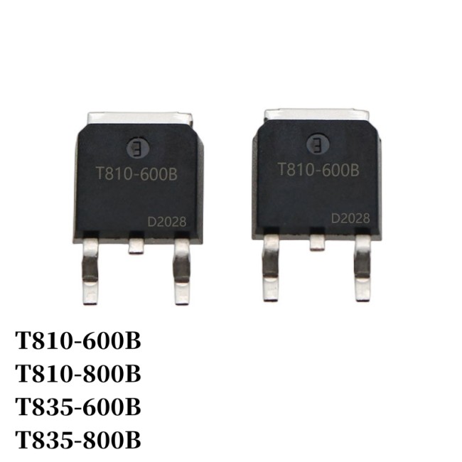T810-600B T810-800B T835-600B T835-800B SMD Triac TO-252 Thyristor 8A 600V/800V Large Chip