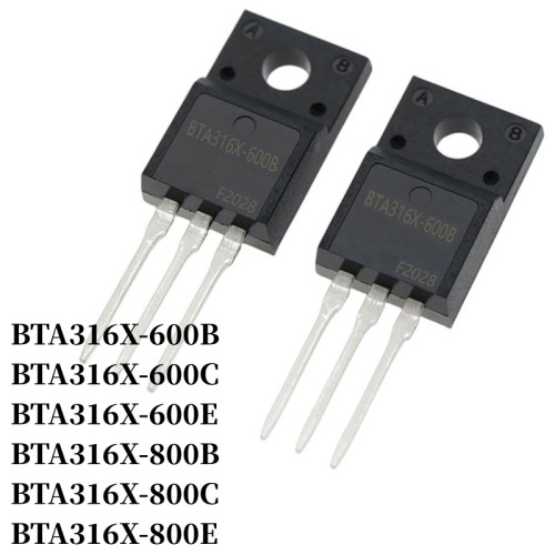 BTA316X-600B BTA316X-600C BTA316X-600E BTA316X-800B BTA316X-800C BTA316X-800E DIP Thyristor TO-220F Triac 16A/600V 16A/800V Large Chip