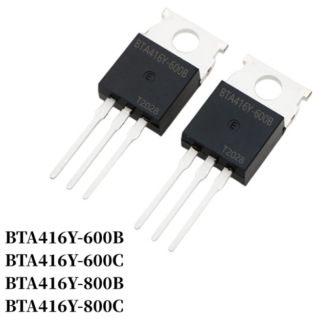 BTA416Y-600B BTA416Y-600C BTA416Y-800B BTA416Y-800C Thyristor TO-220 16A 600V/800V DIP Triac Large Chip