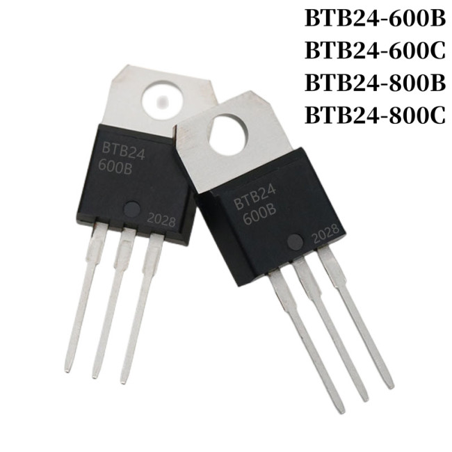 BTB24-600B BTB24-600C BTB24-800B BTB24-800C DIP Triac TO-220 24A 600V/800V Thyristor Large Chip