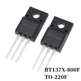 BT137X-600D BT137X-600E BT137X-600F BT137X-800D BT137X-800E BT137X-800F Thyristor TO-220F 8A 600V/800V DIP Triac Large Chip