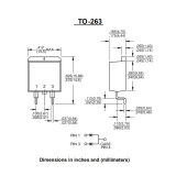 BT136B-600D BT136B-600E BT136B-600F BT136B-800D BT136B-800E BT136B-800F Thyristor TO-263 SMD Triac 4A 600V/800V Large Chip