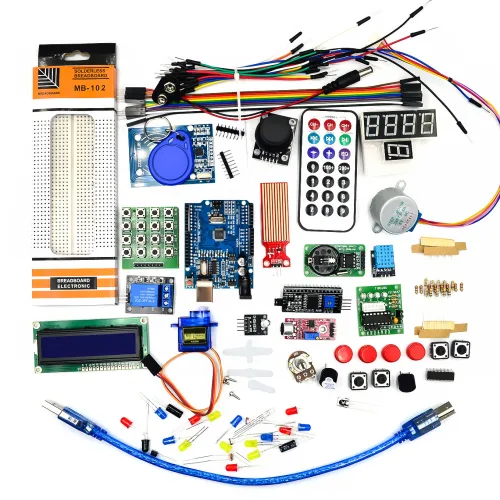 Suitable for UNO R3 Development Board RFID Upgraded Beginner Learning Kit Stepping Motor Learning Kit
