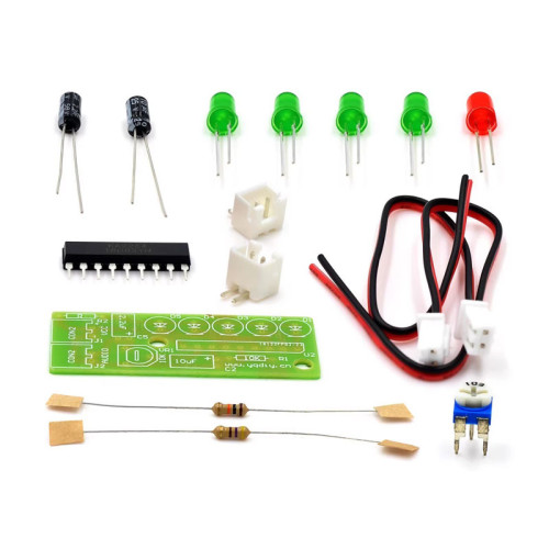 Volume Audio Level LED Indicator Circuit Electronic DIY Production PCB Board Kit Loose Parts