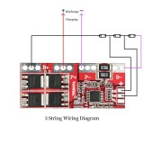 4-String Lithium Battery Protection Board 30A High Current Without Activation Automatic Recovery 14.8V 16.8V