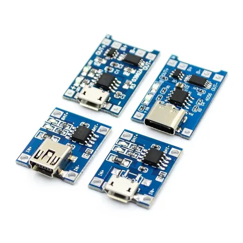 TP4056|18650 Lithium Battery Charging Board Module 1A 3.7v 3.6V 4.2V Overshoot and Overdischarge Protection
