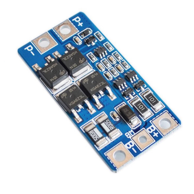 2-string 7.4V Lithium Battery Protection Board 8.4V With Balanced Overcharging and Discharging Protection 10A
