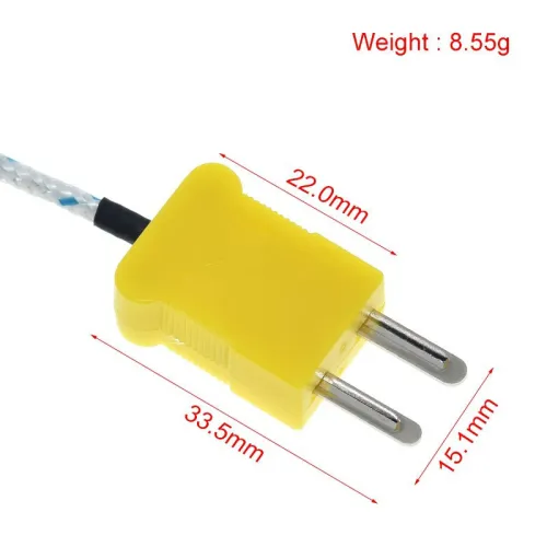 Surface Thermocouple K-type Temperature Sensing Probe Exposed Temperature Measurement Wire 1 Meter TP-01