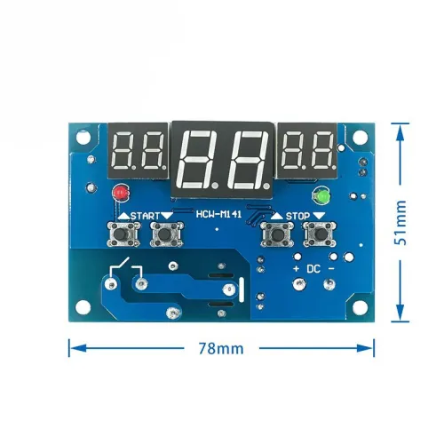 XH-W1401 Intelligent Digital Temperature Controller Upper and Lower Limit Setting 3 Windows Synchronous Display