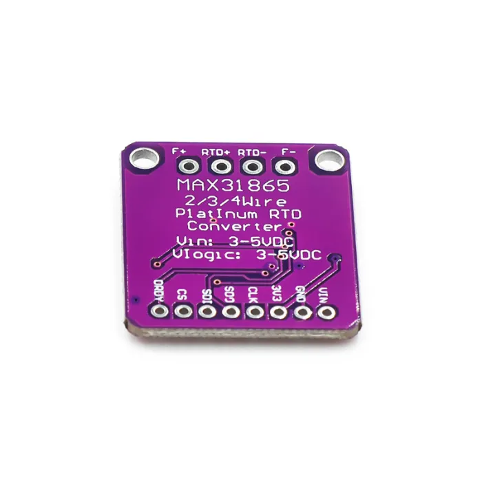 MAX31865 Platinum Resistance Temperature Sensor Detector Module Temperature Acquisition RTD/PT100-PT1000