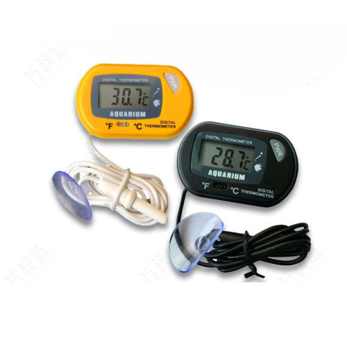 Fish Tank Thermometer Reptile Sea Turtle Suction Cup Diving Pet Box ST-3 Waterproof Electronic Thermometer
