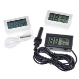 Mini LCD Digital Thermometer Hygrometer Temperature And Humidity Detection Embedded With Probe FY-10 FY-11 FY-12