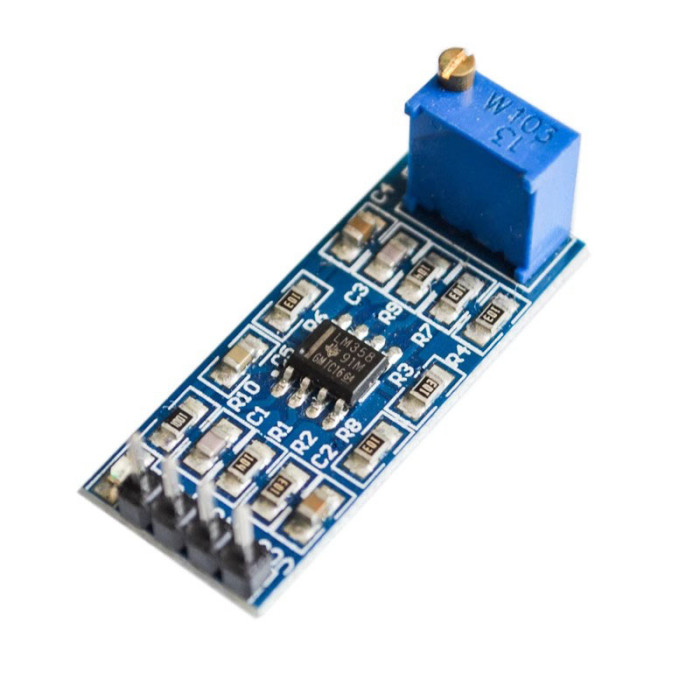 Operational Amplifier Module LM358 100x Gain Signal Amplification Module Operational Amplifier Module