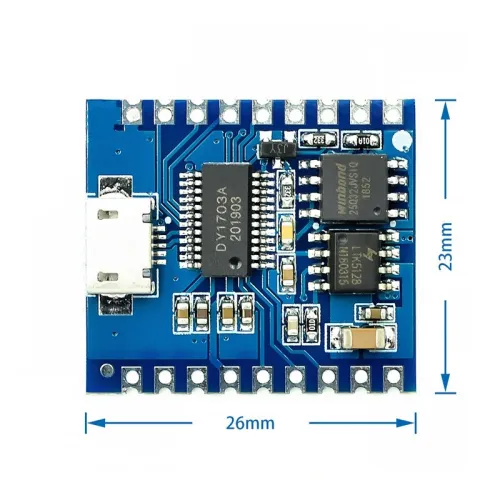 DY-SV17F Voice Playback Module IO Trigger Serial Port Control USB Download Flash Voice Module