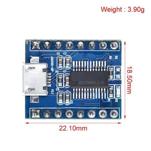 JQ6500 Voice Module MP3 Module MCU Serial Port Control Broadcast One-On-One 5-Way Control 16Mbit Music IC