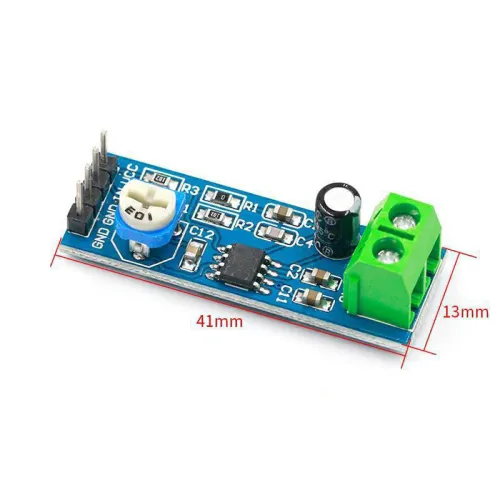 LM386 Power Amplifier Board 200 Times Gain Audio Amplifier Board Mono Audio Power Amplifier Module