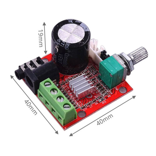 PAM8610 Mini Amplifier Board TDA2030 12V 10W Pure D-Class Stereo Amplifier