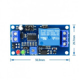 12V Normally Open Trigger Delay Relay Delay Circuit Module Vibration Alarm Module