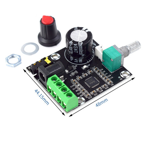 PAM8610 Dual Channel 12V High-definition Power Amplifier Board Pure Digital 15W*2 High-power Amplifier Module