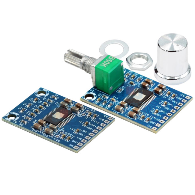 XH-M562 Ultramicro TPA3116D2 Digital Audio Amplifier Board Class D Power Amplifier Board Ultra Thin Dual 50W