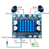 XH-A232 Class D Digital Audio Amplifier Board High Definition Audio Amplifier Module Power Supply 12-24V Output 30W * 2