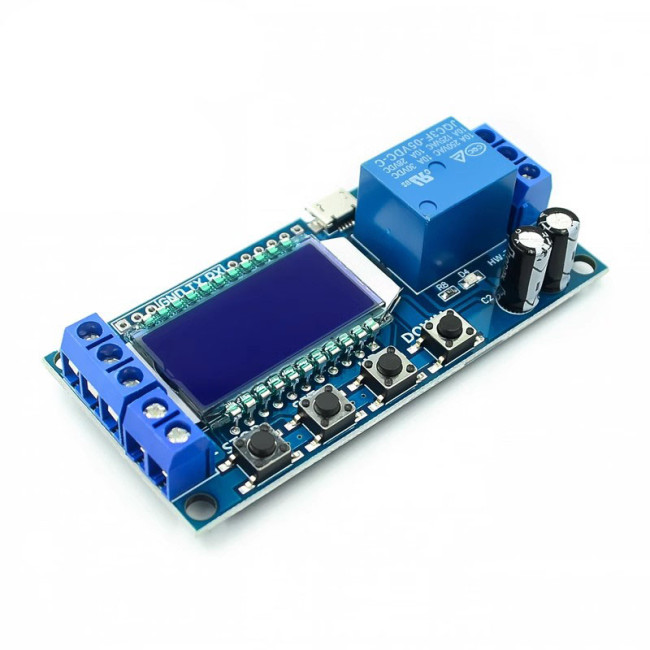 1-circuit Relay Module Delayed Power-off Disconnection Trigger Delayed Cycle Timing Circuit Switch XY-LJ02