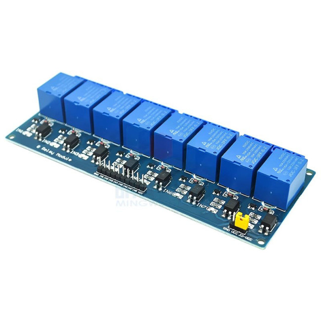8-way Relay Module 5V 12V with Optocoupler Isolation Support AVR/51/PIC Microcontroller