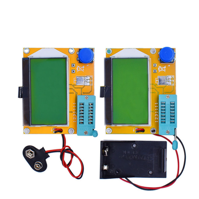 LCR-T4 Graphical Transistor Tester Resistor Capacitor ESR Thyristor Inductor MOSFET LCD Display Screen