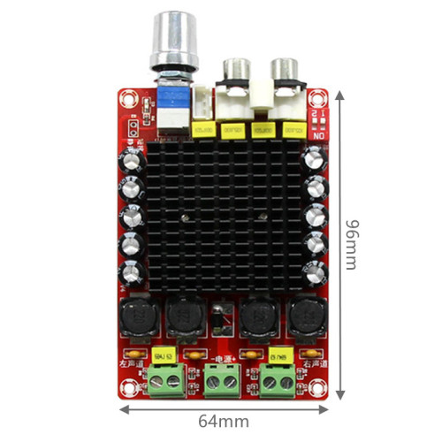 XH-M510 TDA7498 High-Power Digital Power Amplifier Board 2*100W Automobile Power Amplifier DC 14-34V