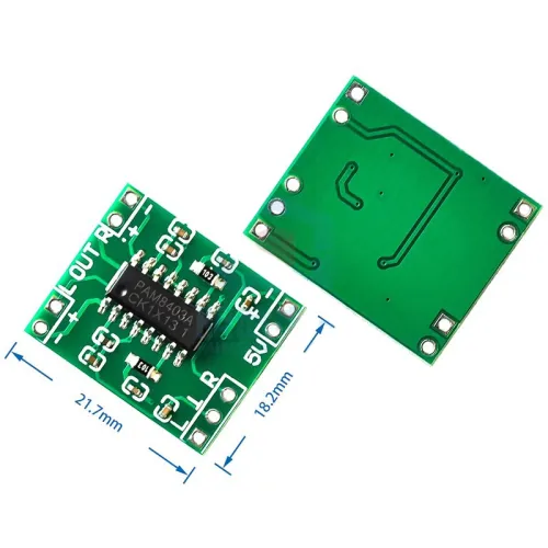 PAM8403 Amplifier Board Class D 2x3w Ultra Miniature Digital Amplifier Board 2.5-5V USB Powered Green Board