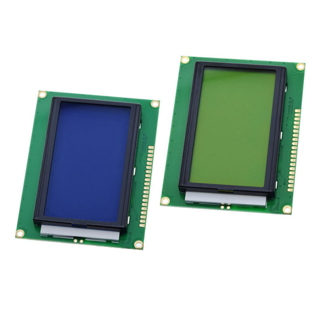 LCD 12864B Blue Screen Yellow Green Screen LCD Display Screen 128*64 With Backlight IIC12C 12864B-5V