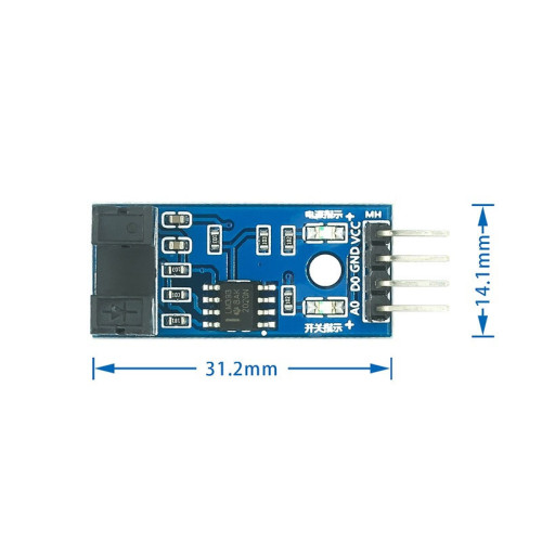 Speed Sensor Counter Motor Testing Slot Type Optocoupler Module