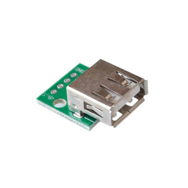 USB 2.0 Female Socket To DIP 4p Direct Plug Adapter Board Soldered Mobile Phone Power Data Cable