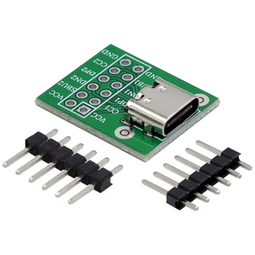 TYPE-C USB Adapter Pin DIP Female Seat B-type Adapter Board Welded Female Head TYPEC Feeding Pin