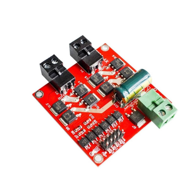 7A/160W Dual Circuit DC Motor Drive Module High-power Forward and Reverse PWM Speed Regulation L298 Logic
