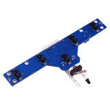 5-way Tracing Module Tracing Sensor Tracing Module Five Functions Infrared Distance Detection Sensor BFD-1000