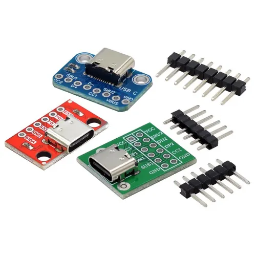 TYPE-C USB Adapter Pin DIP Female Seat B-type Adapter Board Welded Female Head TYPEC Feeding Pin