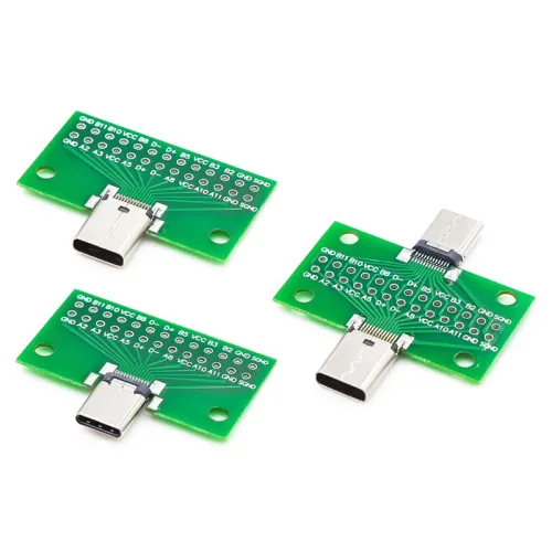 TYPE-C Male And Female Test Board Double-sided 24P Male To Female USB3.1 Data Cable Adapter