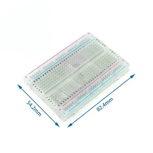 Transparent Mini Bread Board with 400 Holes (Transparent) 83X55MM