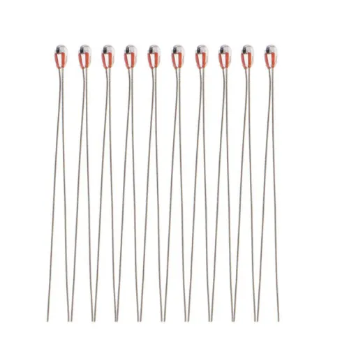 3D Printer NTC Single Ended Glass Sealed Thermistor 100K 1% 3950 Temperature Resistant 300℃ Copper Wire