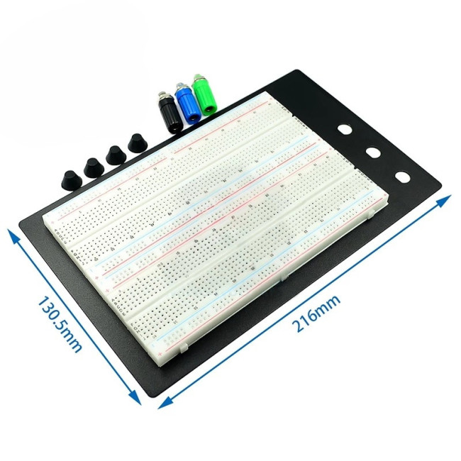 1660 Hole Bread Board Experimental Platform Solderless Circuit Test Board ZY-204