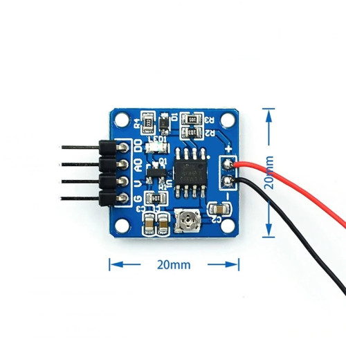 Vibration Sensor Piezoelectric Plate Knocking Vibration Switch Module Vibration Detection Head