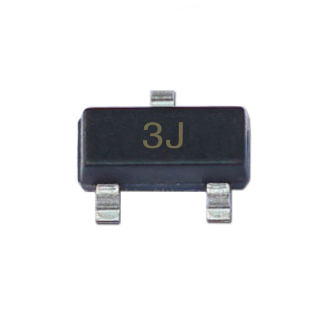 BC858 SMD Transistor Footprint SOT-23 Silkscreen 3J Type PNP 30V/200mA Bipolar Amplifier Transistor