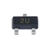 MMBTA63 SMD Transistor Footprint SOT-23 2U 30V/500mA PNP Darlington Bipolar Amplifier Transistor