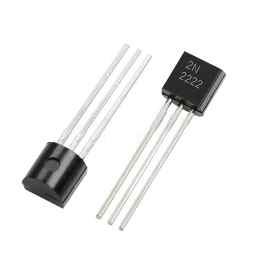 2N2222 DIP Transistor TO-92 Type NPN Bipolar Amplifier Transistor 30V/600mA
