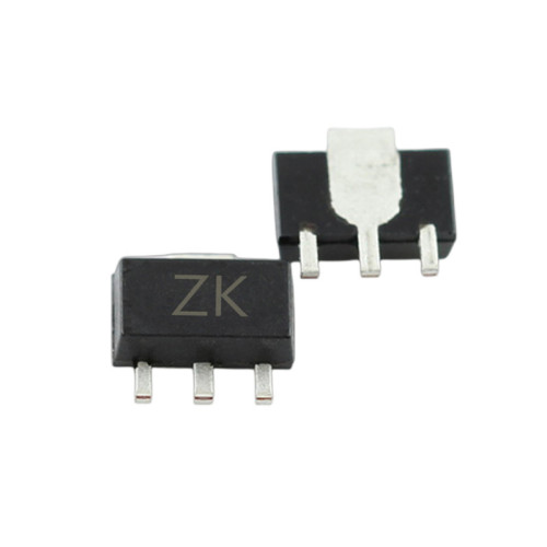 2SB1114 SMD Transistor Footprint SOT-89 Silkscreen ZK Type PNP 20V/2A Bipolar Amplifier Transistor