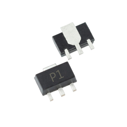 FCX591 SMD Transistor Footprint SOT-89 Silkscreen P1 Type PNP 60V/2A Bipolar Amplifier Transistor
