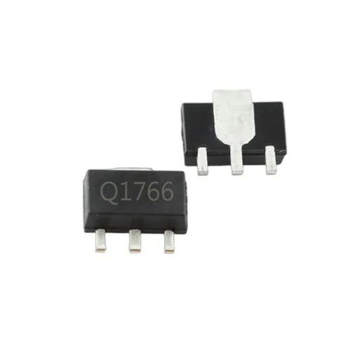 2SC1766 SMD Transistor Footprint SOT-89 Silkscreen Q1766 Type NPN 50V/3A Bipolar Amplifier Transistor
